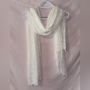 Chic White Wrap Scarf